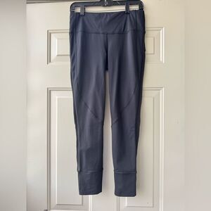 Lululemon Pants Womens 8 Black Stretch 26" Cuff Cropped Mid Rise Leggings Read